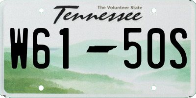 TN license plate W6150S