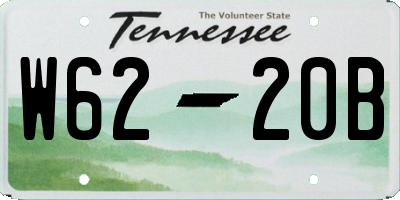 TN license plate W6220B
