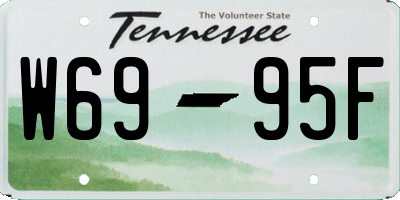 TN license plate W6995F