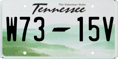 TN license plate W7315V