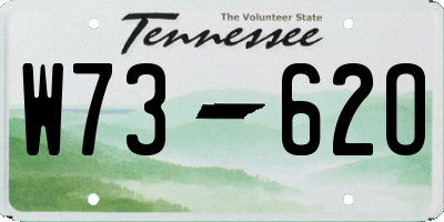 TN license plate W7362O