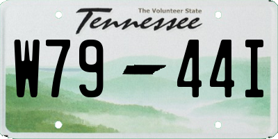 TN license plate W7944I