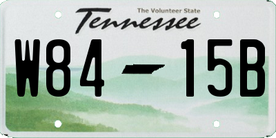 TN license plate W8415B