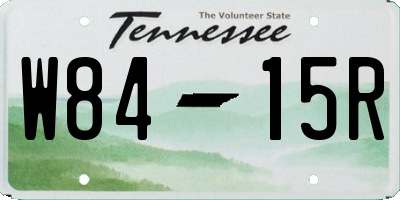 TN license plate W8415R