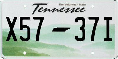 TN license plate X5737I