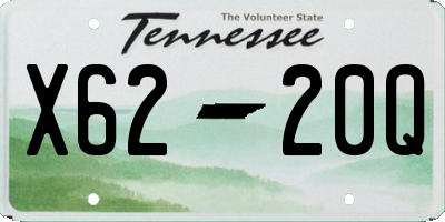 TN license plate X6220Q