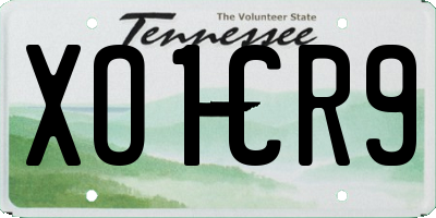 TN license plate XO1CR9