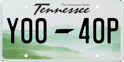 TN license plate Y0040P