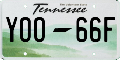 TN license plate Y0066F