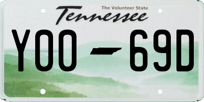 TN license plate Y0069D
