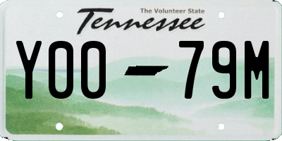 TN license plate Y0079M