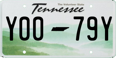 TN license plate Y0079Y