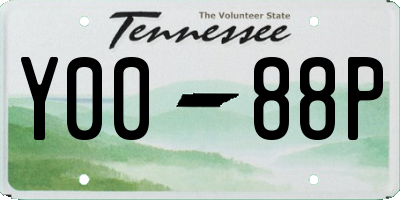 TN license plate Y0088P