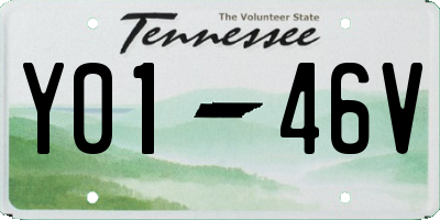 TN license plate Y0146V