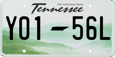 TN license plate Y0156L