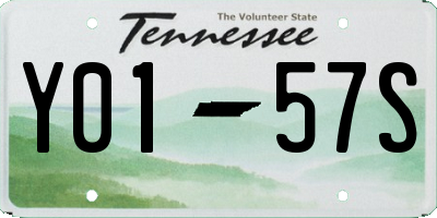 TN license plate Y0157S