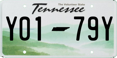 TN license plate Y0179Y