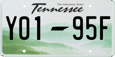 TN license plate Y0195F