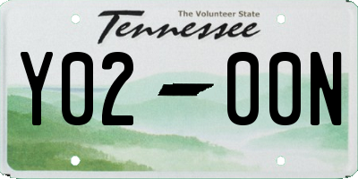 TN license plate Y0200N