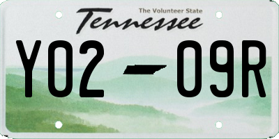 TN license plate Y0209R