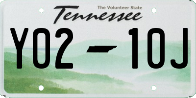 TN license plate Y0210J