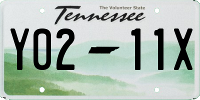 TN license plate Y0211X
