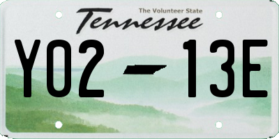 TN license plate Y0213E