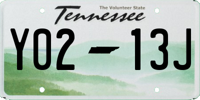 TN license plate Y0213J