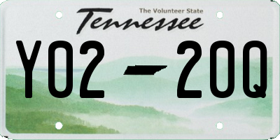 TN license plate Y0220Q