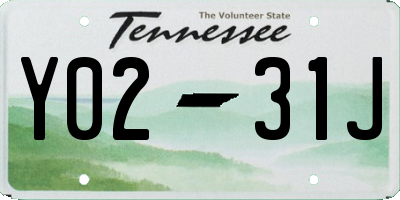 TN license plate Y0231J