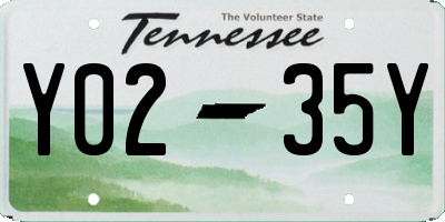 TN license plate Y0235Y