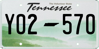 TN license plate Y0257O