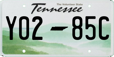 TN license plate Y0285C