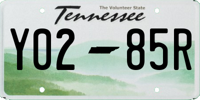 TN license plate Y0285R
