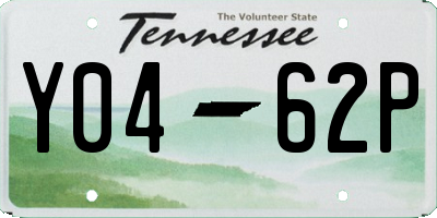 TN license plate Y0462P