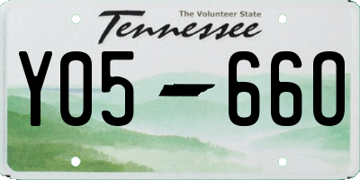 TN license plate Y0566O