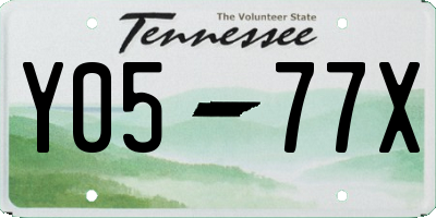 TN license plate Y0577X