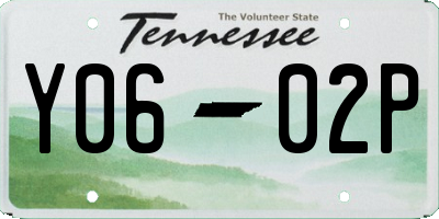 TN license plate Y0602P