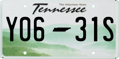 TN license plate Y0631S