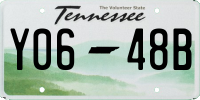 TN license plate Y0648B