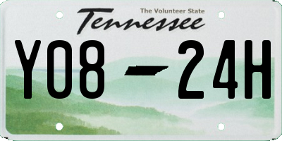 TN license plate Y0824H
