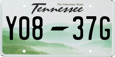 TN license plate Y0837G