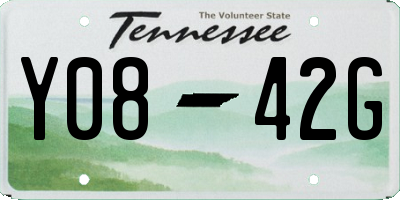 TN license plate Y0842G