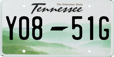 TN license plate Y0851G