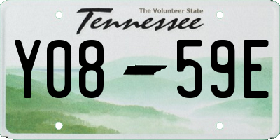 TN license plate Y0859E