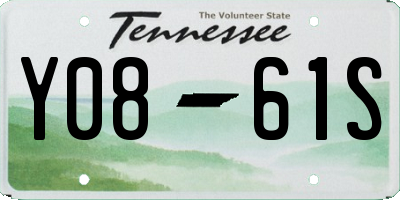 TN license plate Y0861S