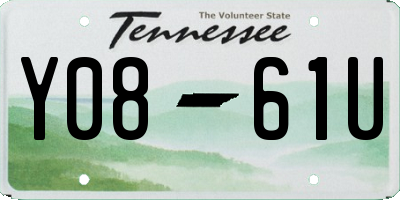 TN license plate Y0861U