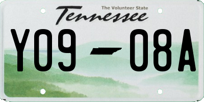 TN license plate Y0908A