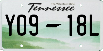 TN license plate Y0918L