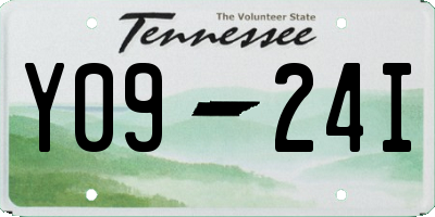 TN license plate Y0924I